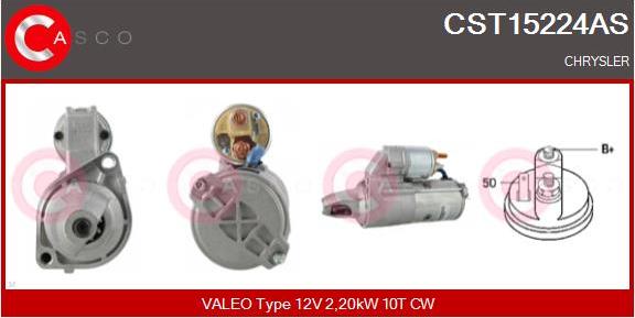 Casco CST15224AS - Стартер autocars.com.ua