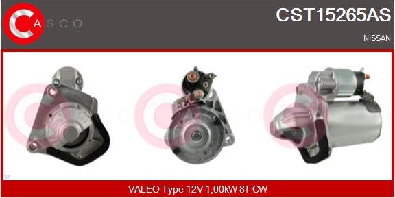 Casco CST15265AS - Стартер autocars.com.ua