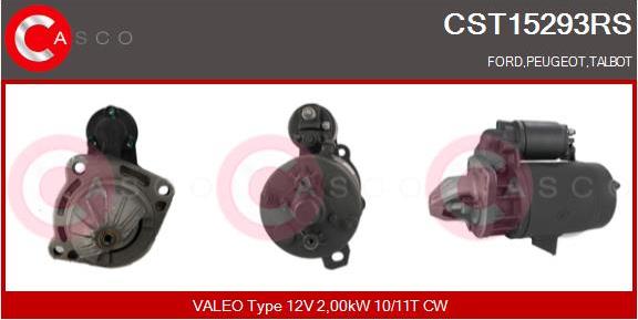 Casco CST15293RS - Стартер autocars.com.ua