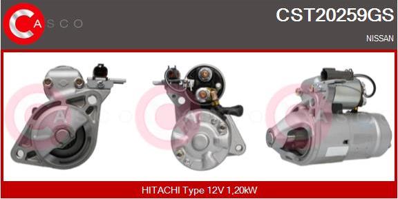 Casco CST20259GS - Стартер autocars.com.ua