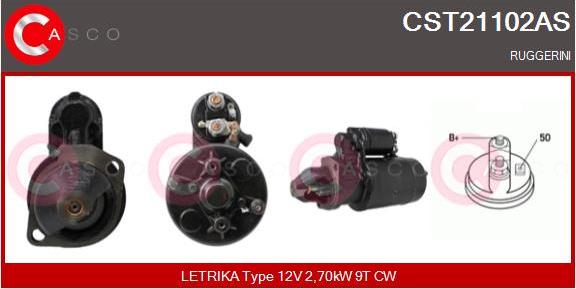 Casco CST21102AS - Стартер avtokuzovplus.com.ua