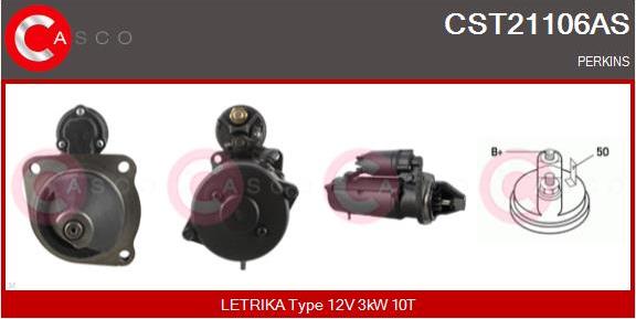 Casco CST21106AS - Стартер avtokuzovplus.com.ua