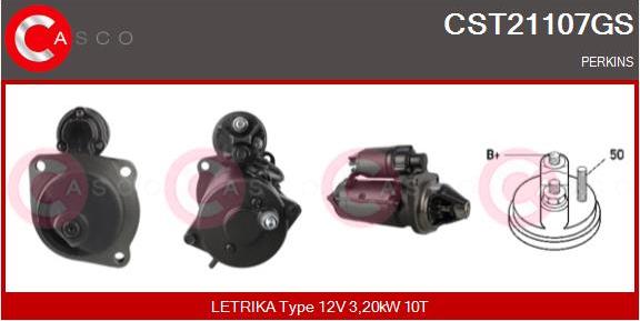 Casco CST21107GS - Стартер avtokuzovplus.com.ua