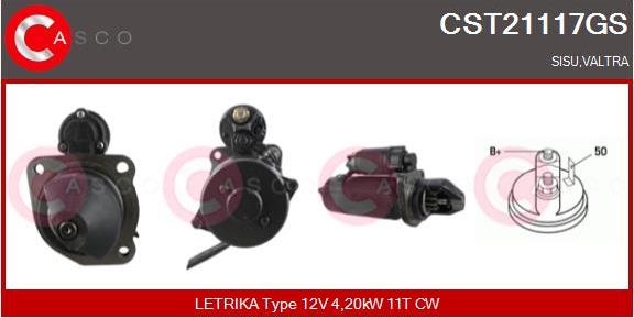 Casco CST21117GS - Стартер avtokuzovplus.com.ua