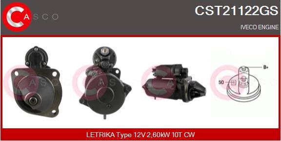 Casco CST21122GS - Стартер avtokuzovplus.com.ua