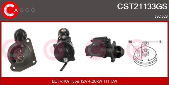 Casco CST21133GS - Стартер autodnr.net