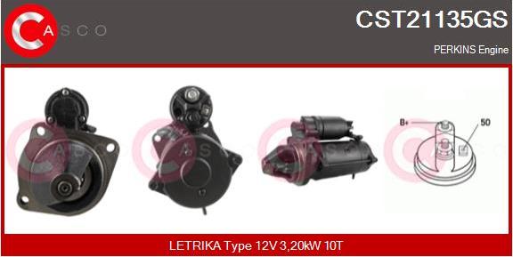 Casco CST21135GS - Стартер avtokuzovplus.com.ua