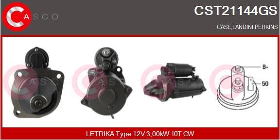 Casco CST21144GS - Стартер autocars.com.ua