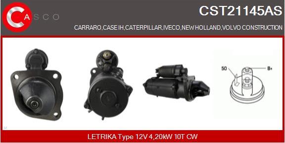 Casco CST21145AS - Стартер avtokuzovplus.com.ua