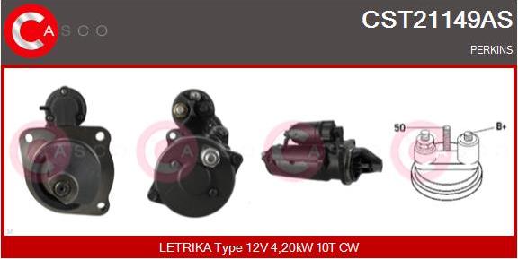 Casco CST21149AS - Стартер avtokuzovplus.com.ua