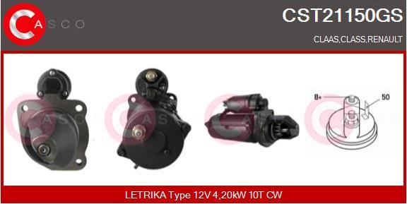 Casco CST21150GS - Стартер avtokuzovplus.com.ua