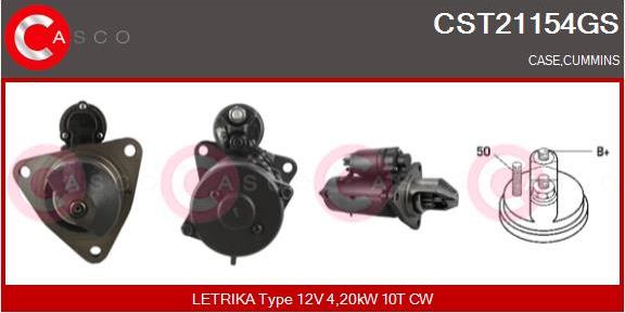 Casco CST21154GS - Стартер autodnr.net