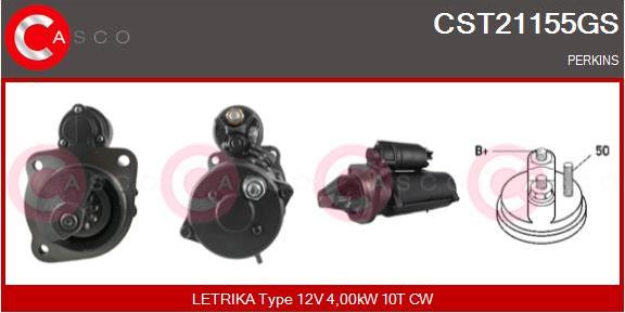 Casco CST21155GS - Стартер avtokuzovplus.com.ua