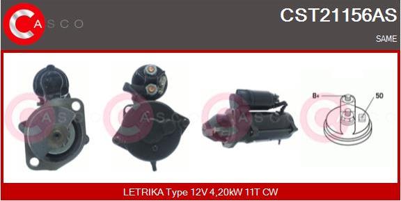 Casco CST21156AS - Стартер autodnr.net