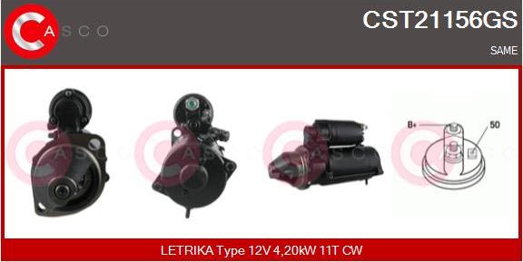 Casco CST21156GS - Стартер autodnr.net