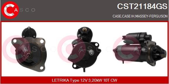 Casco CST21184GS - Стартер autocars.com.ua