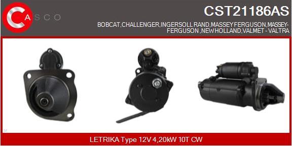 Casco CST21186AS - Стартер avtokuzovplus.com.ua