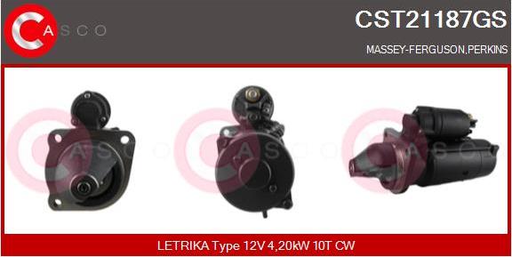 Casco CST21187GS - Стартер avtokuzovplus.com.ua