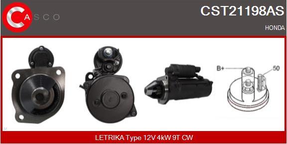 Casco CST21198AS - Стартер avtokuzovplus.com.ua