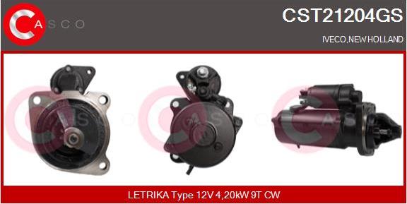 Casco CST21204GS - Стартер avtokuzovplus.com.ua