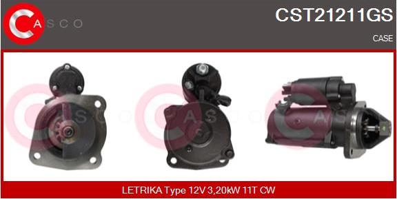 Casco CST21211GS - Стартер autocars.com.ua