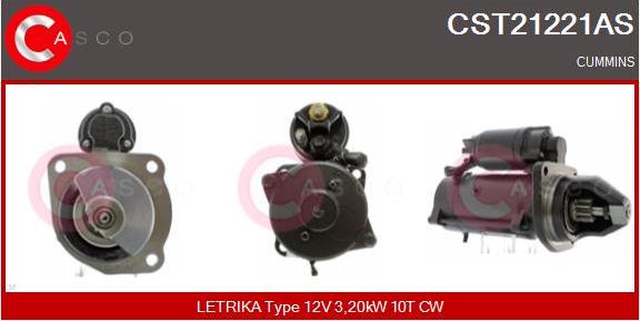 Casco CST21221AS - Стартер autodnr.net