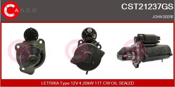 Casco CST21237GS - Стартер autocars.com.ua