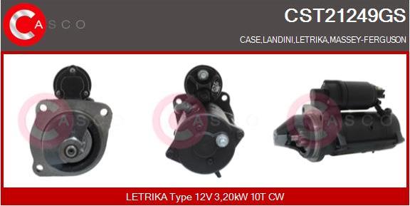 Casco CST21249GS - Стартер autodnr.net