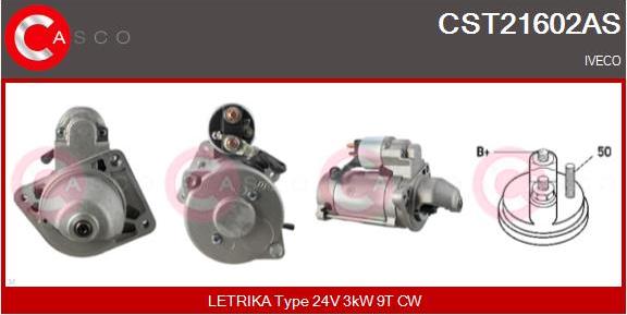 Casco CST21602AS - Стартер avtokuzovplus.com.ua