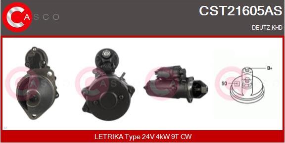 Casco CST21605AS - Стартер autocars.com.ua