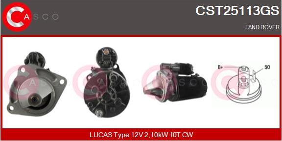 Casco CST25113GS - Стартер autocars.com.ua