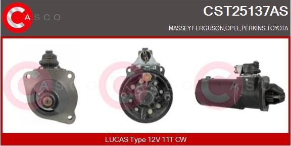 Casco CST25137AS - Стартер autocars.com.ua