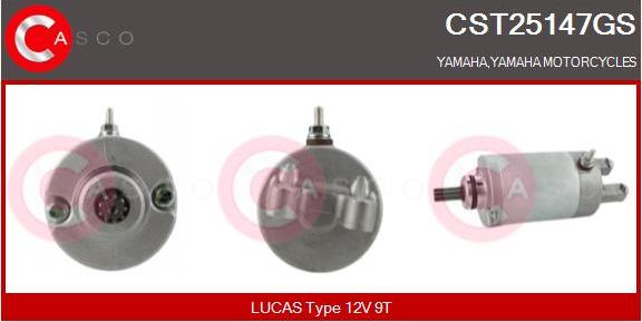 Casco CST25147GS - Стартер autocars.com.ua