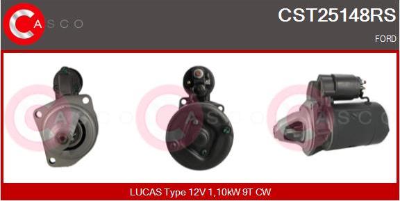 Casco CST25148RS - Стартер avtokuzovplus.com.ua