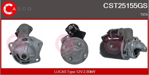Casco CST25155GS - Стартер autocars.com.ua