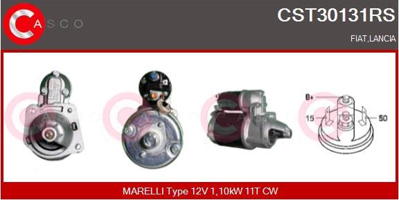 Casco CST30131RS - Стартер autocars.com.ua