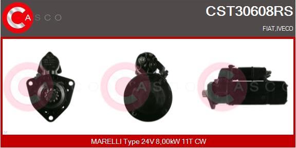 Casco CST30608RS - Стартер autocars.com.ua