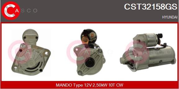 Casco CST32158GS - Стартер autocars.com.ua