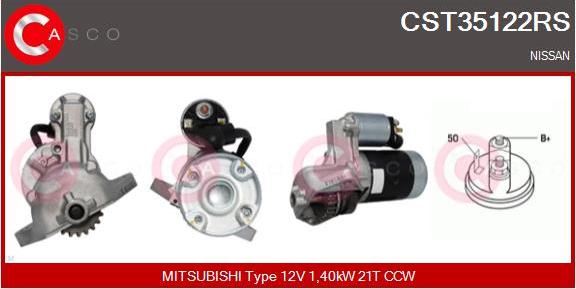 Casco CST35122RS - Стартер autodnr.net