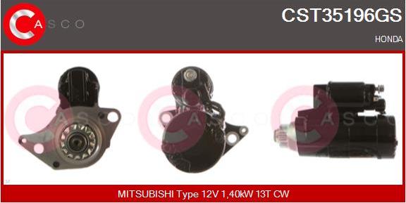 Casco CST35196GS - Стартер autodnr.net