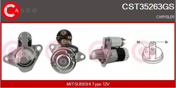 Casco CST35263GS - Стартер autocars.com.ua