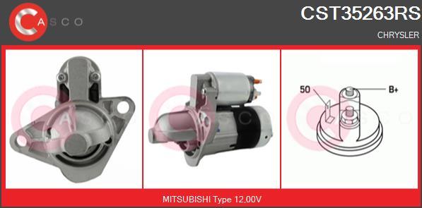 Casco CST35263RS - Стартер autocars.com.ua