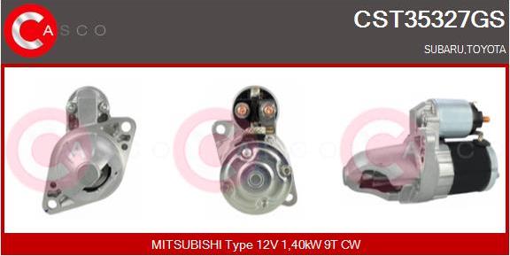 Casco CST35327GS - Стартер avtokuzovplus.com.ua