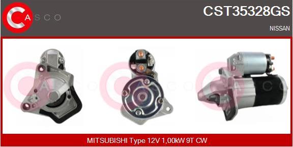 Casco CST35328GS - Стартер avtokuzovplus.com.ua