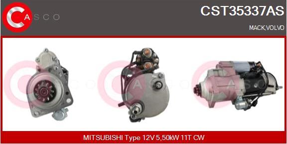 Casco CST35337AS - Стартер autocars.com.ua