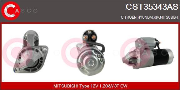 Casco CST35343AS - Стартер autocars.com.ua