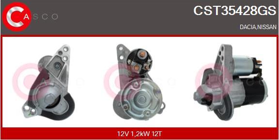 Casco CST35428GS - Стартер autocars.com.ua