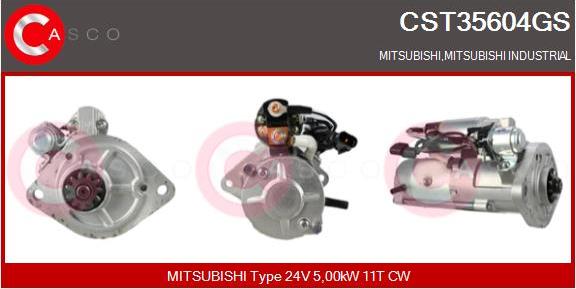 Casco CST35604GS - Стартер autocars.com.ua