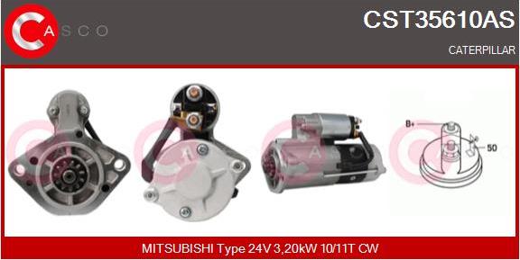 Casco CST35610AS - Стартер avtokuzovplus.com.ua