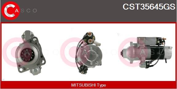 Casco CST35645GS - Стартер avtokuzovplus.com.ua